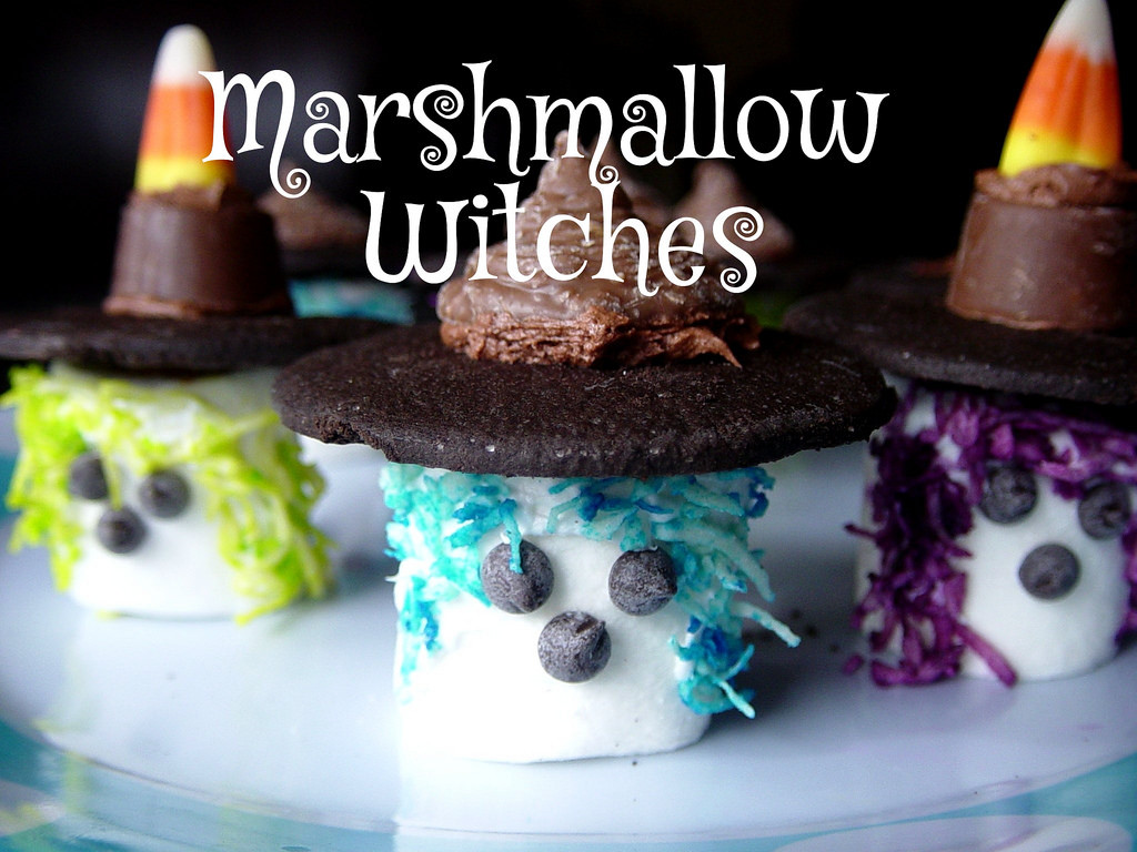Halloween Treats: Marshmallow Witches by Suzie the Foodie