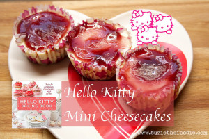 Hello Kitty Mini Cheesecakes