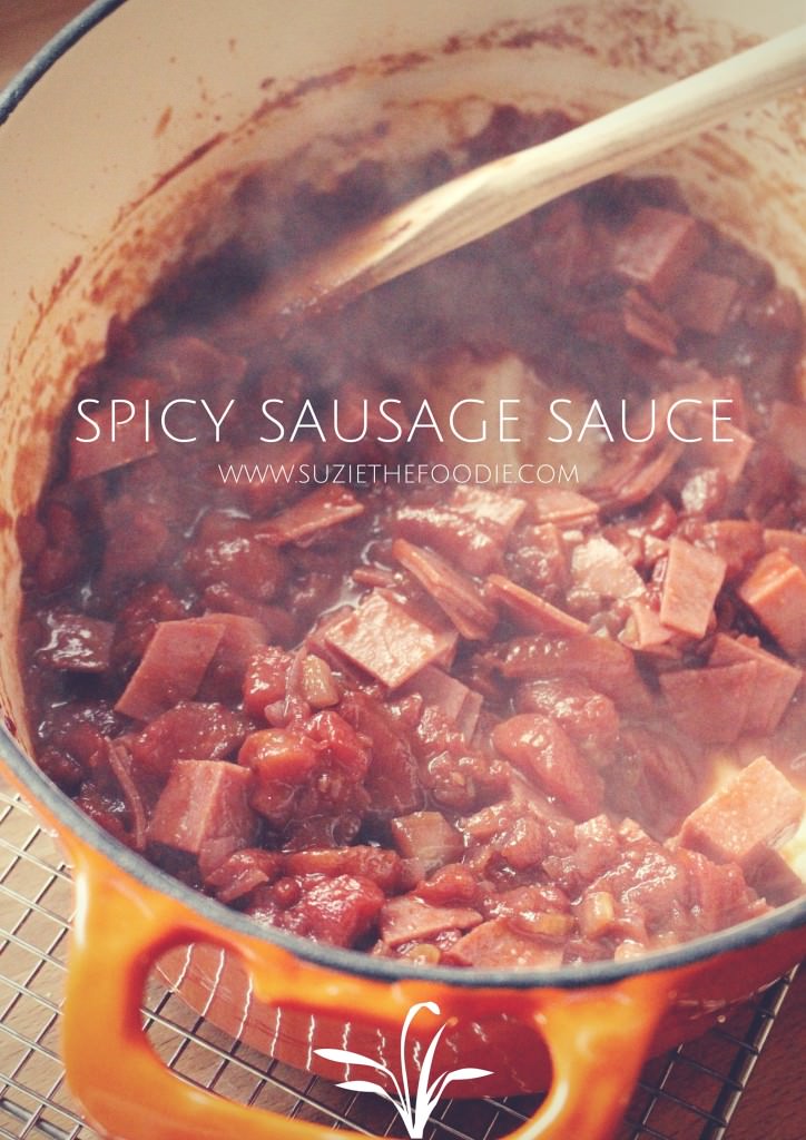 Spicy sausage sauce