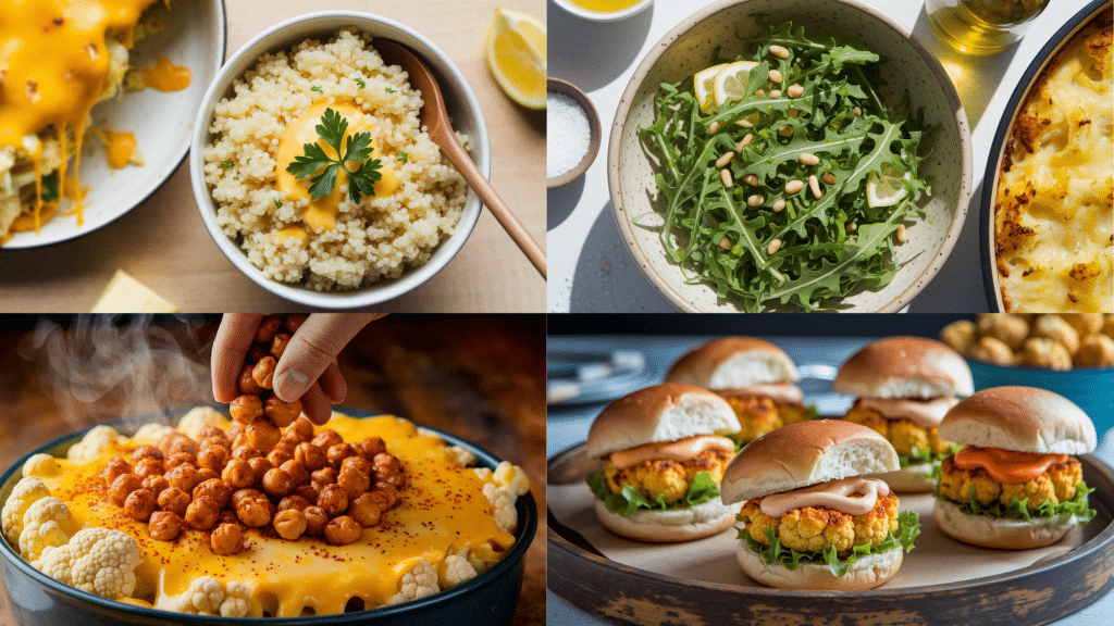 Cheesy Cauliflower and Friends – Perfect Side Pairings