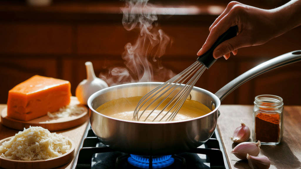Create the Cheese Sauce Magic