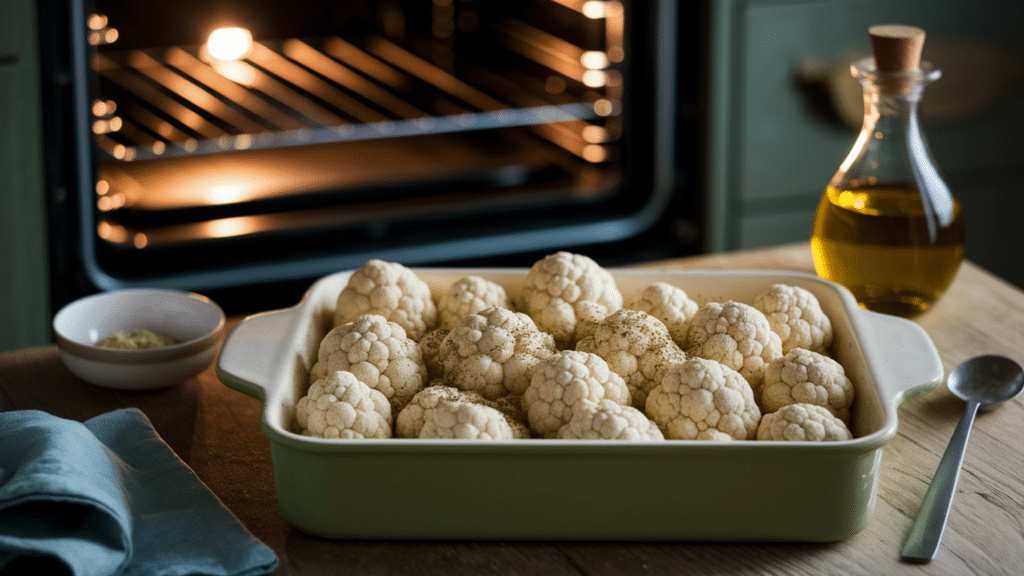 Prep Your Oven and Cauliflower