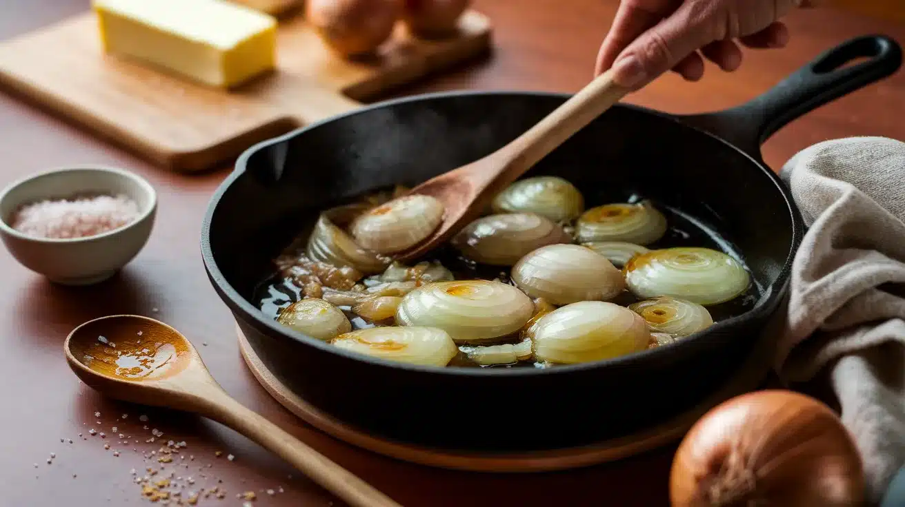 Starting the Caramelized Onions
