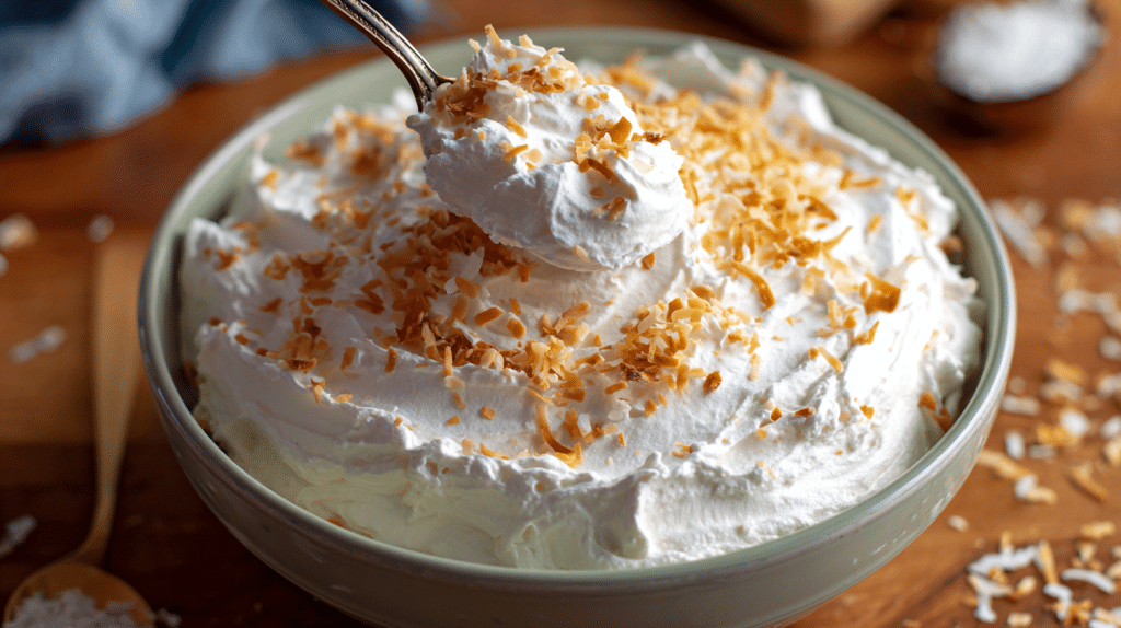 Toasted Coconut Whipped Cream