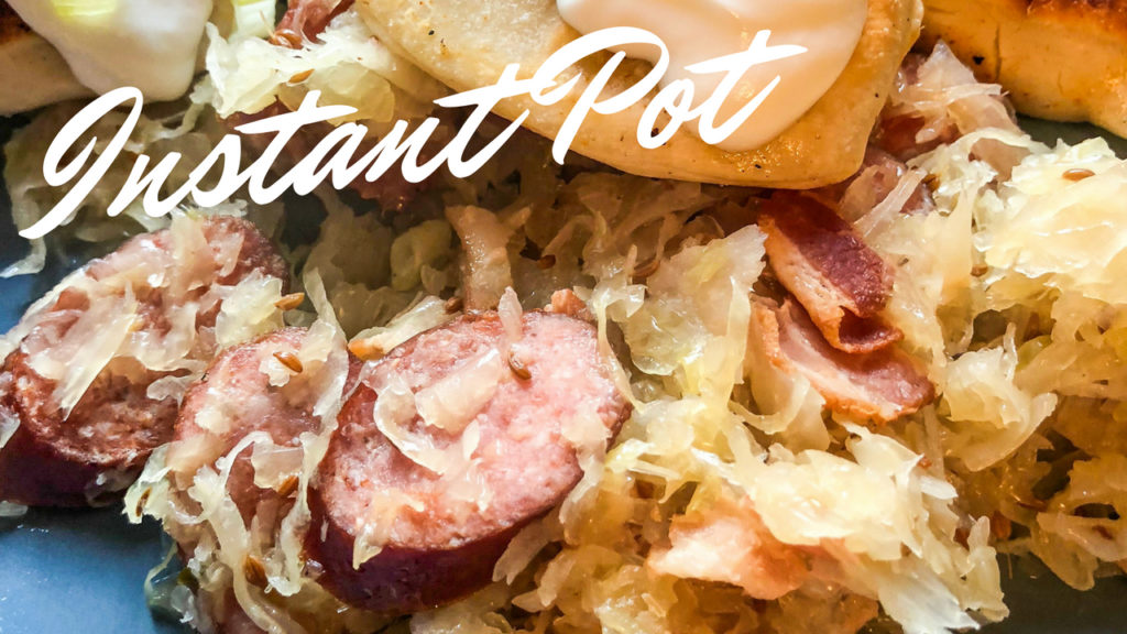 Instant Pot Sausage and Sauerkraut Dinner Suzie The Foodie