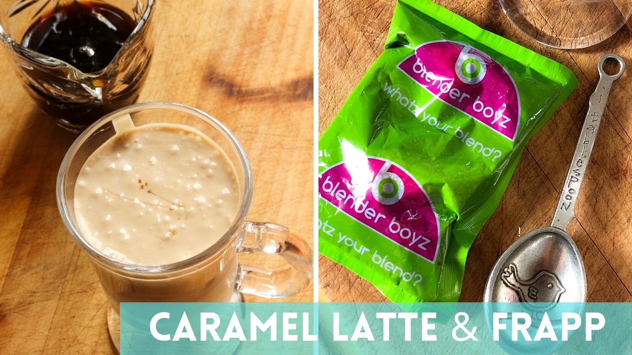 Blender Boyz Caramel Latte & Banana Frappuccino Suzie The Foodie