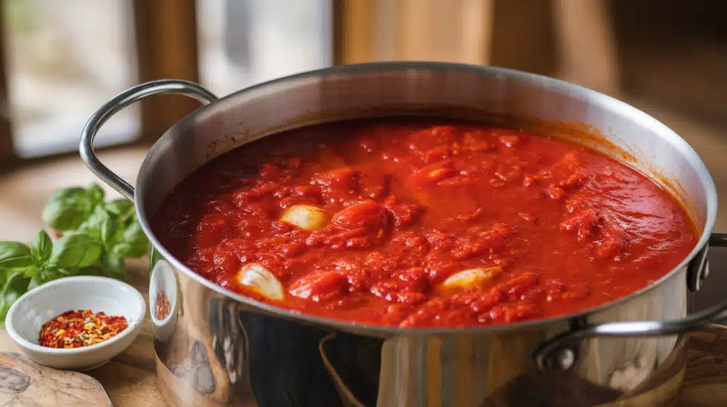 Restaurant-Style Hearty Marinara Sauce at Home