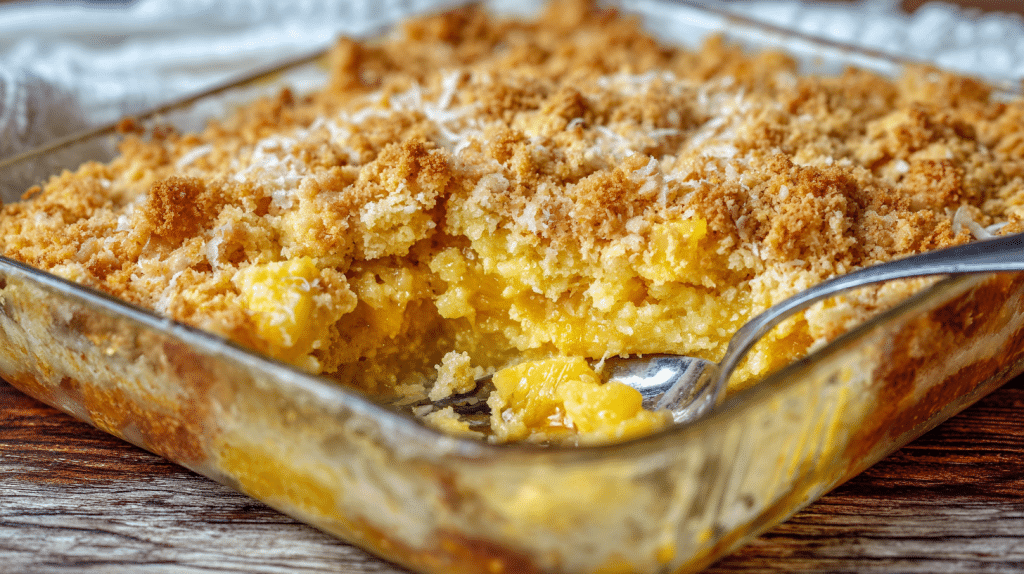 coconut dump cake