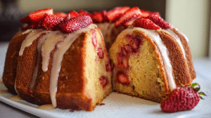 strawberry crunch pound cake recipe