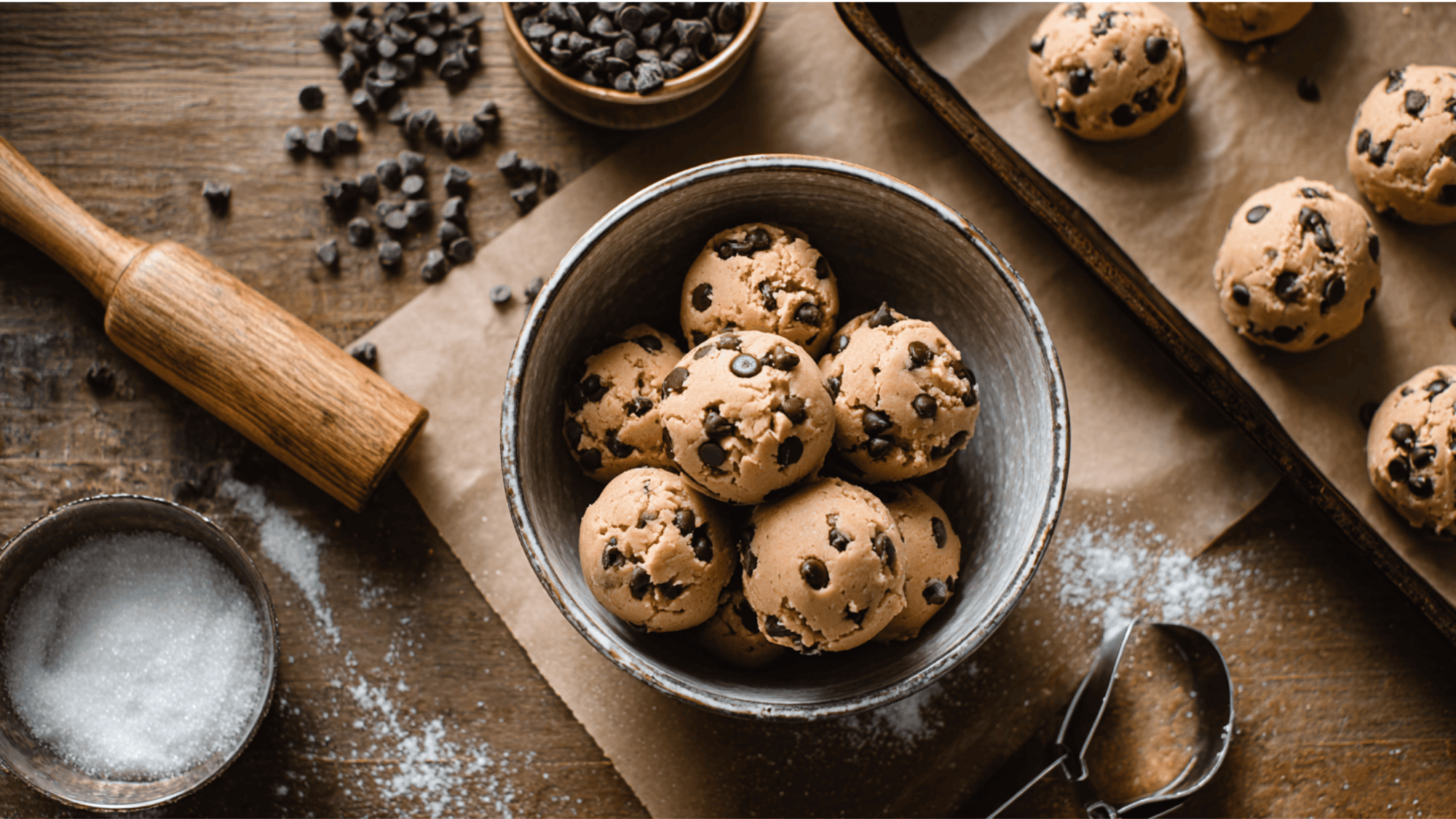 Add Chocolate Chips & Scoop