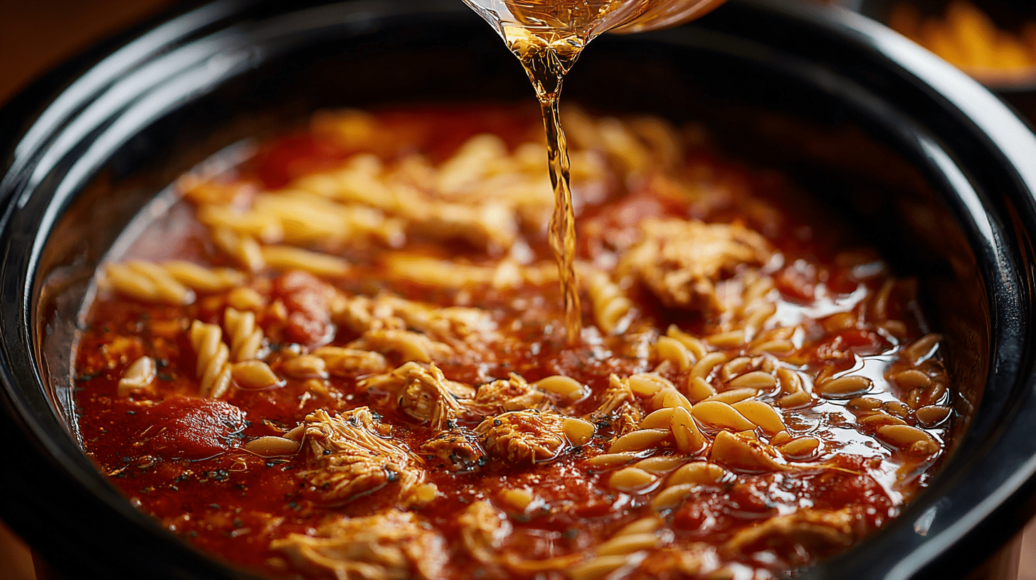 Add Uncooked Pasta