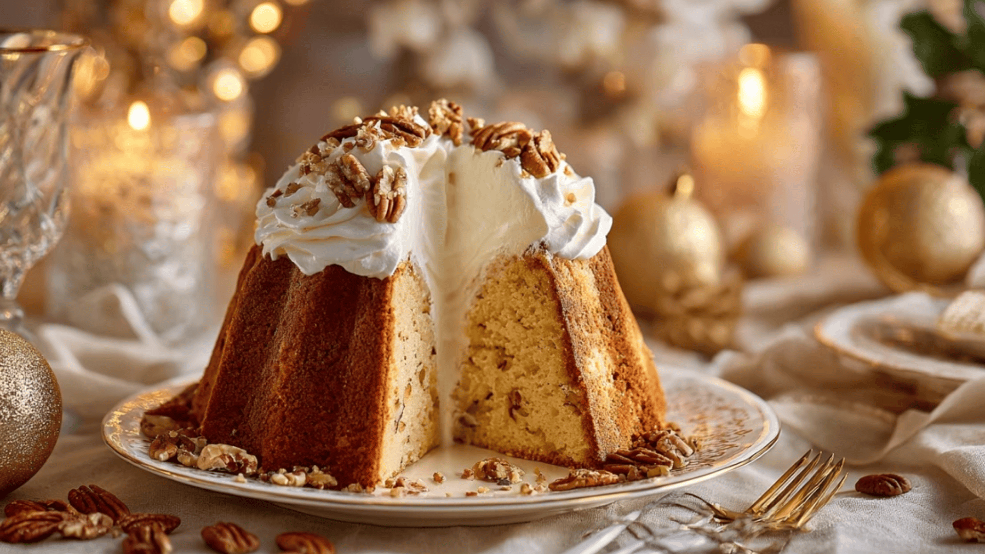 As a Holiday Dessert with Whipped Cream