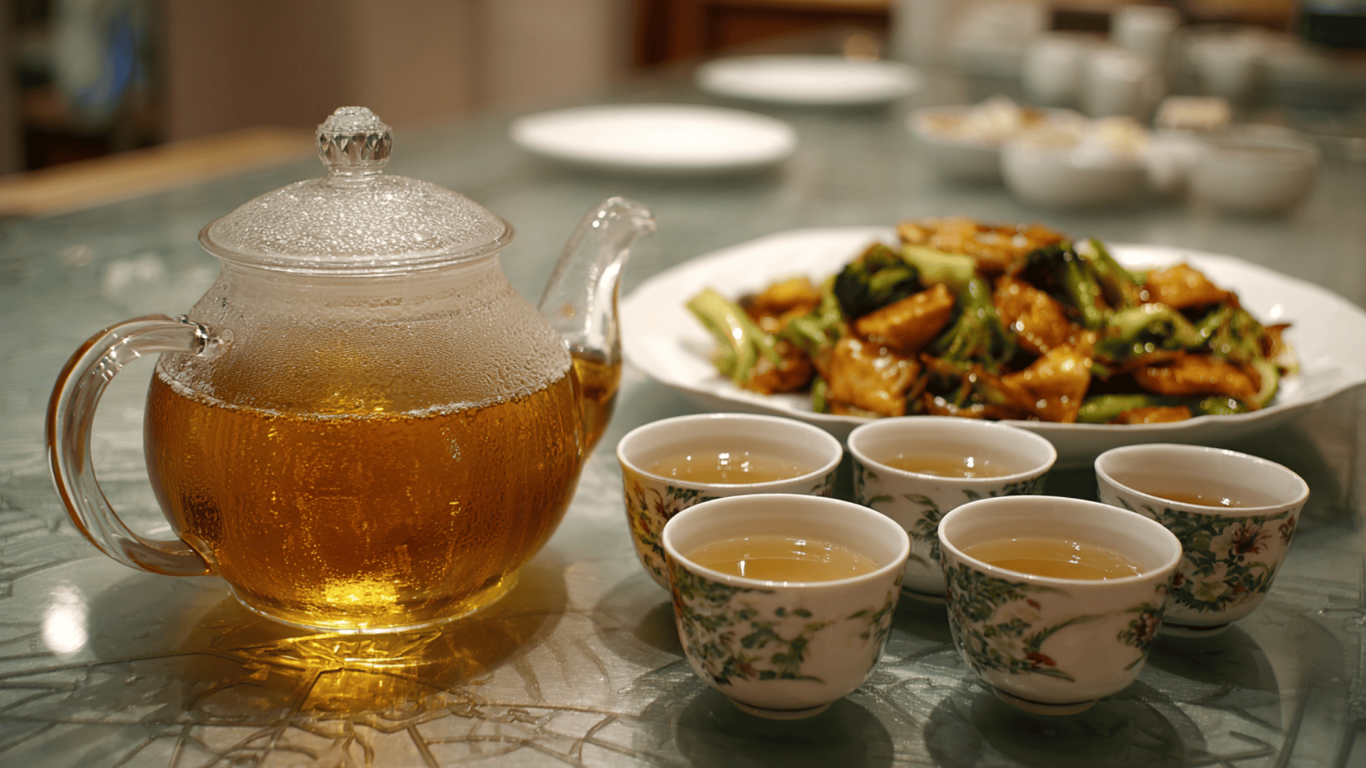Chinese Tea or Cold Beer