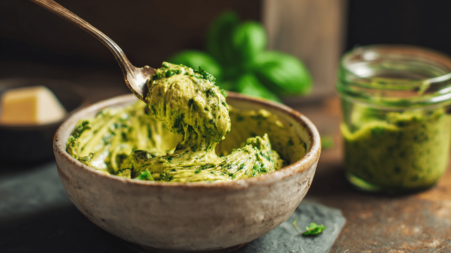 Combine Pesto and Butter