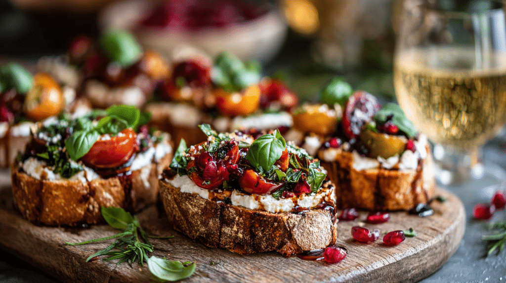 Goat Cheese Bruschetta- A Trendy Summer Appetizer