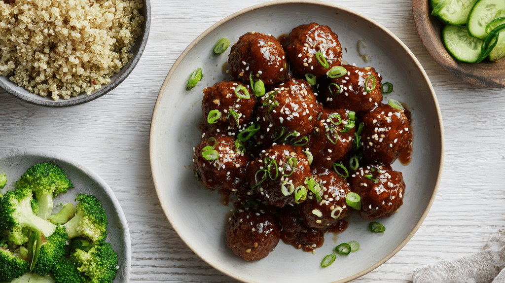 High Protein Meatballs with Bold Global Flavor (30g protein)
