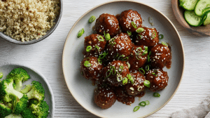 High Protein Meatballs with Bold Global Flavor (30g protein)