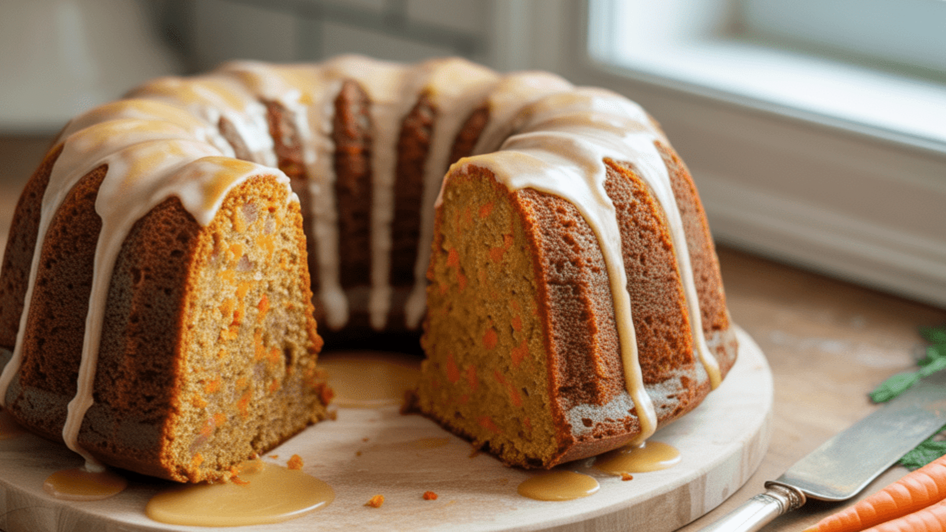 Moist Carrot Cake Pound Cake Recipe You'll Love