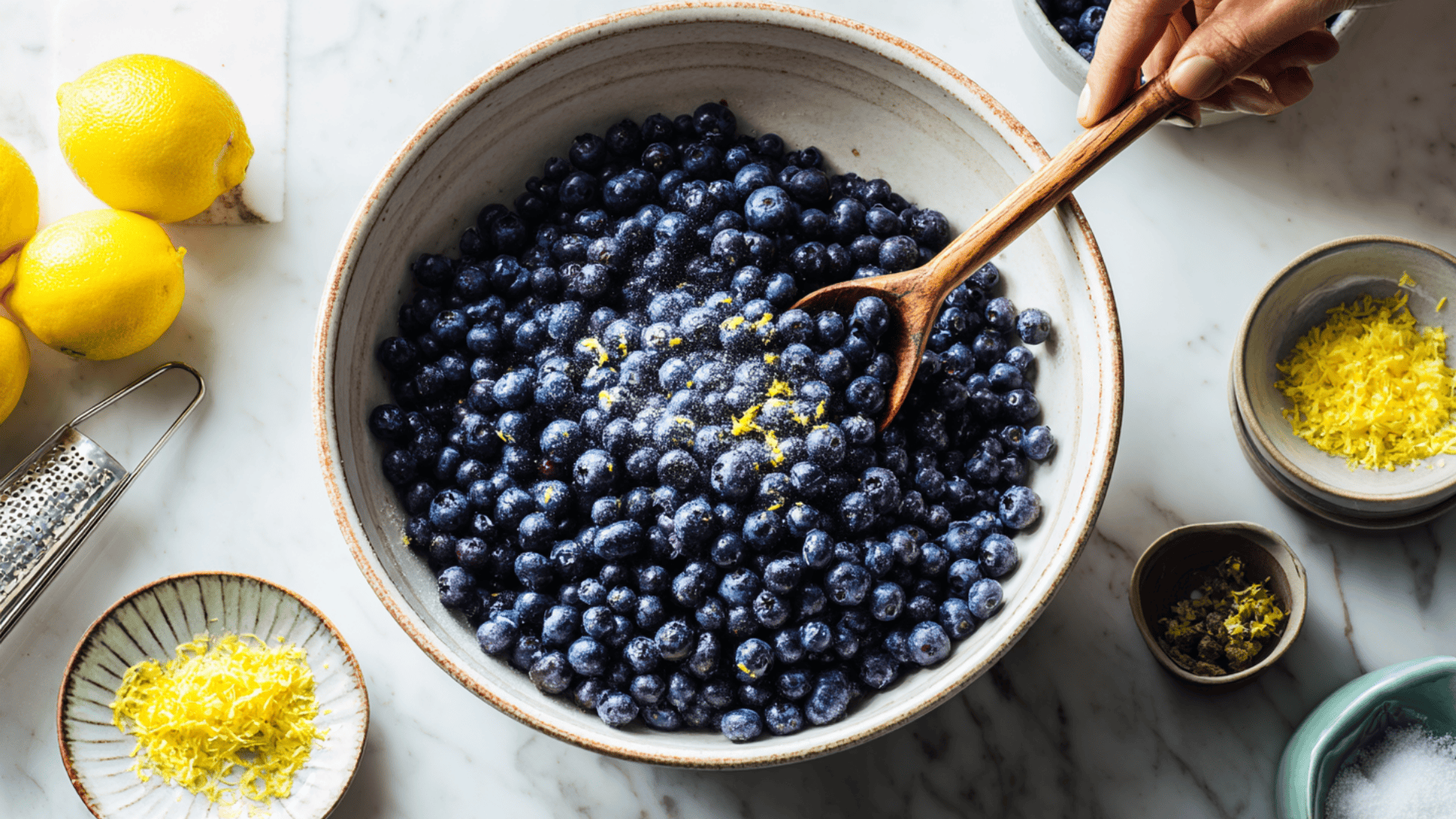 Prepare the Blueberry Filling