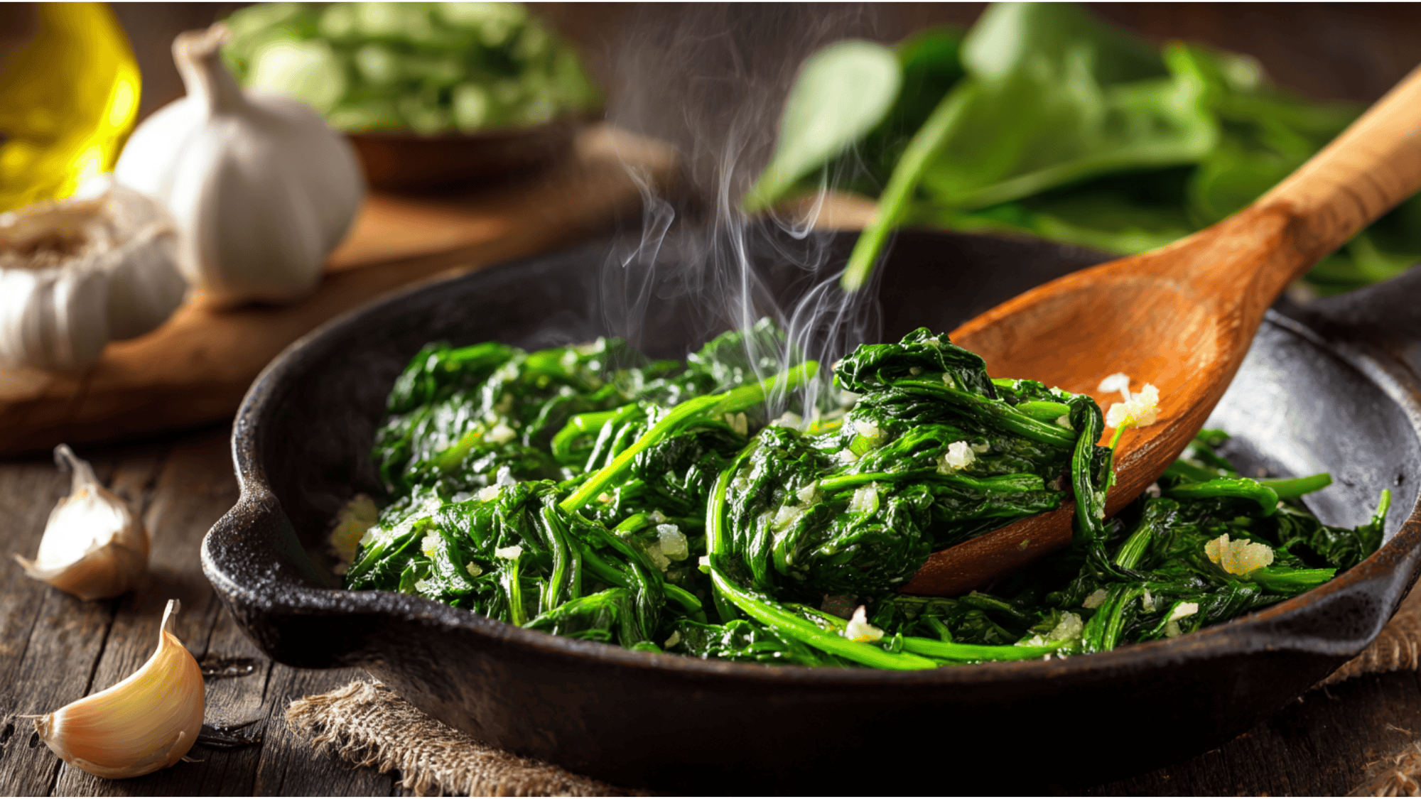 Sauté the Spinach