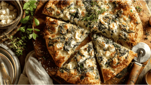 Tasty Spinach and Feta Pizza with Simple Homemade Options