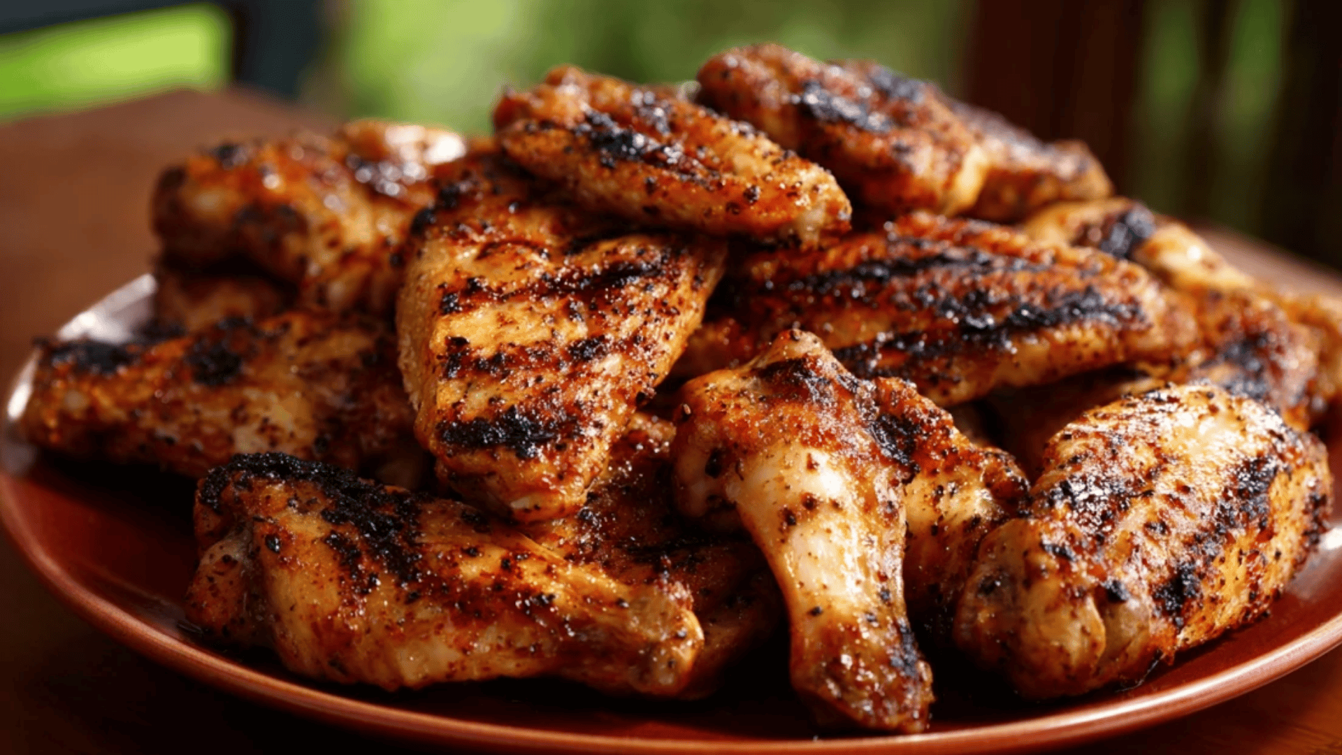 Cooked Chicken Wings Without Skin