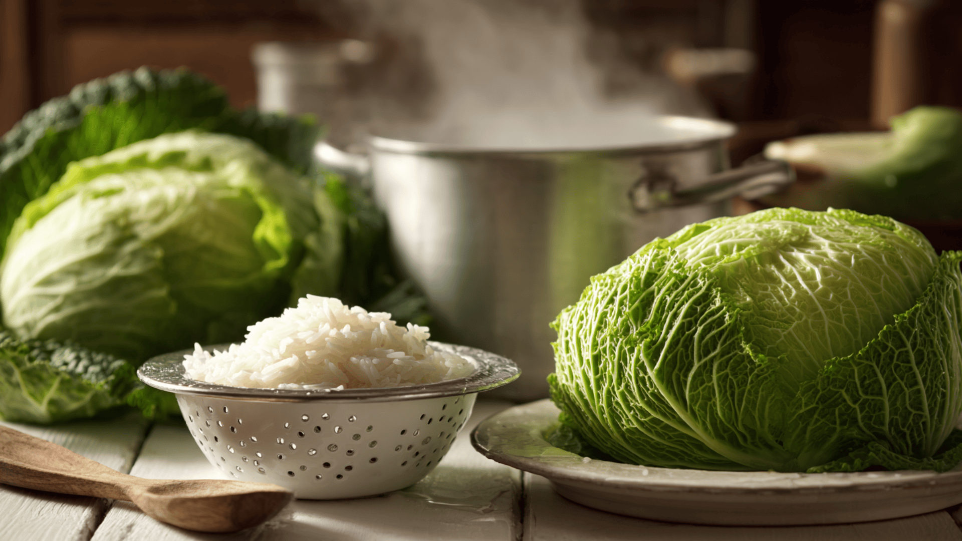 Get the Rice and Cabbage Ready