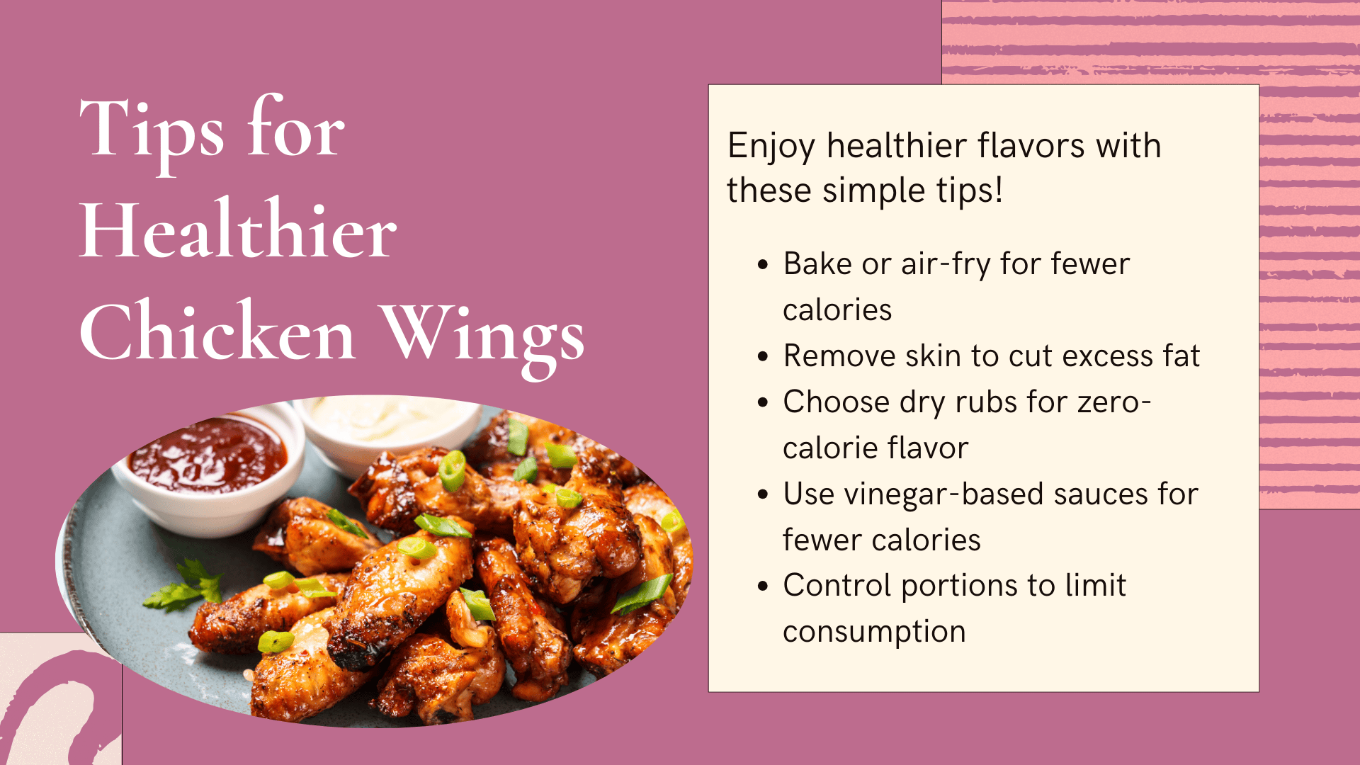 Tips for Healthier Chicken Wings