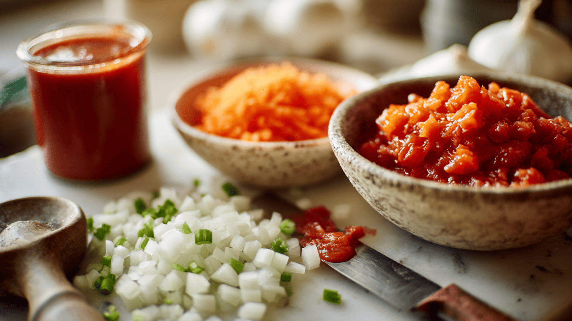 Veggies and Crush Tomatoes