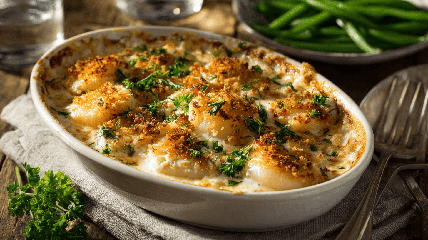 Bay Scallop Casserole