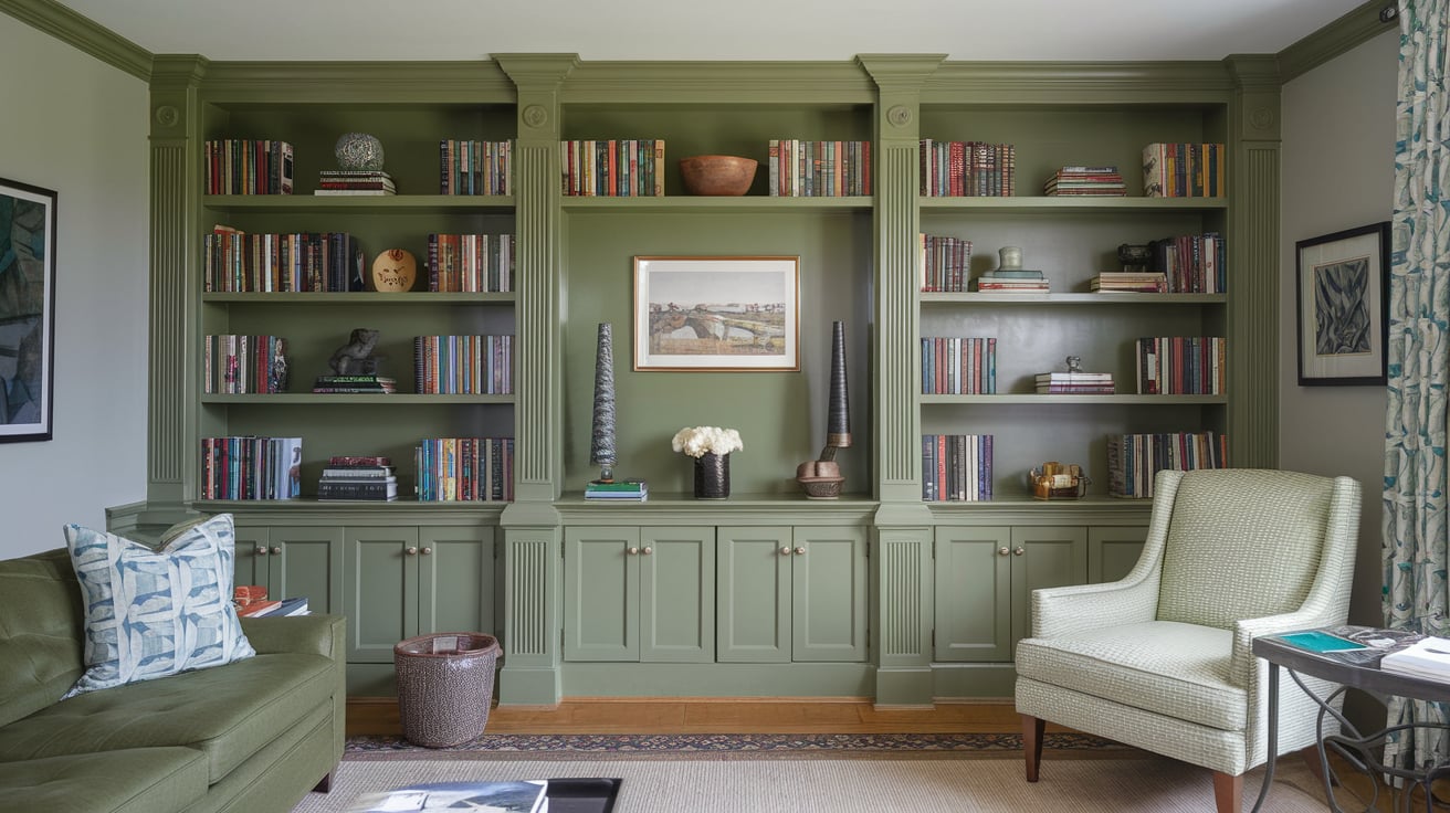 Built-In-Bookshelves