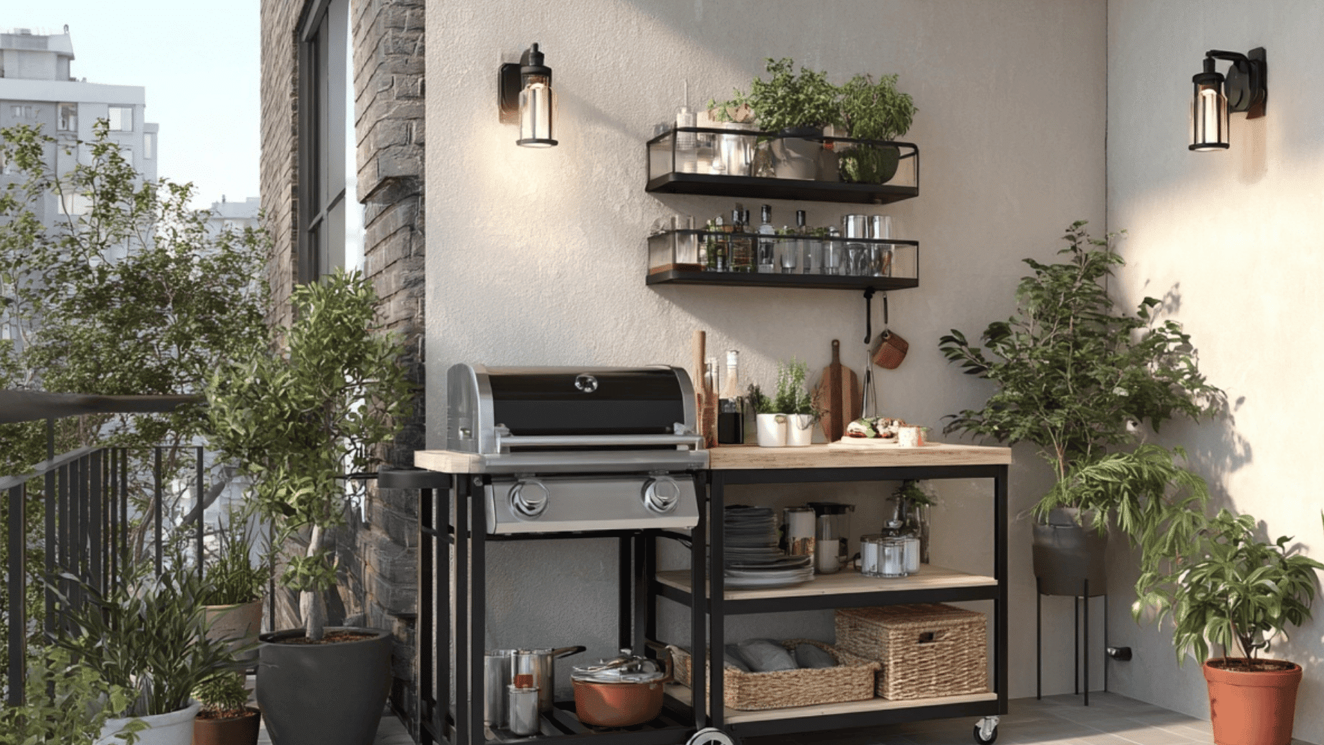 Compact Patio Kitchen
