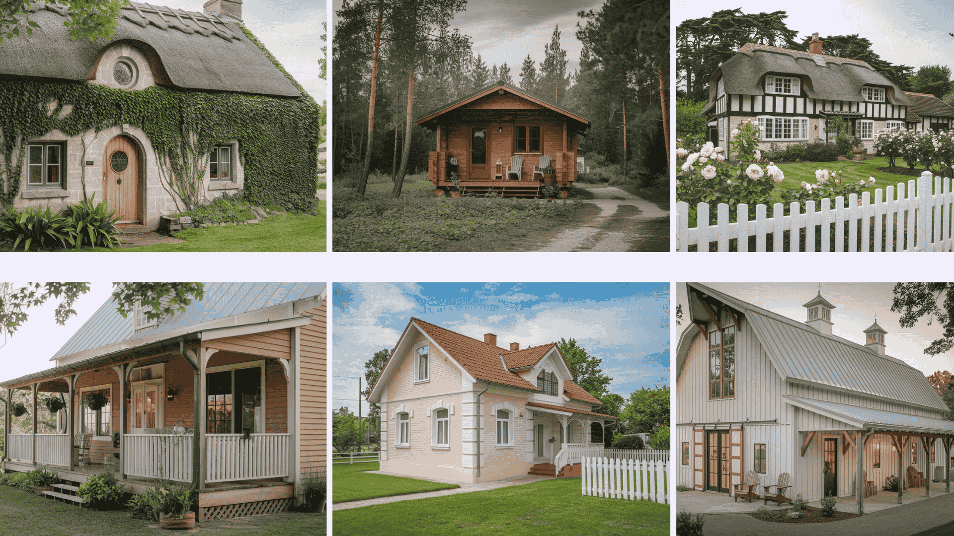 Cottagecore Rustic Houses