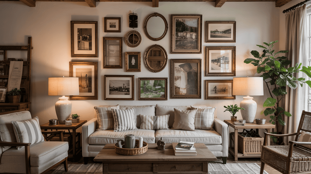 Create a Gallery Wall with Vintage Finds