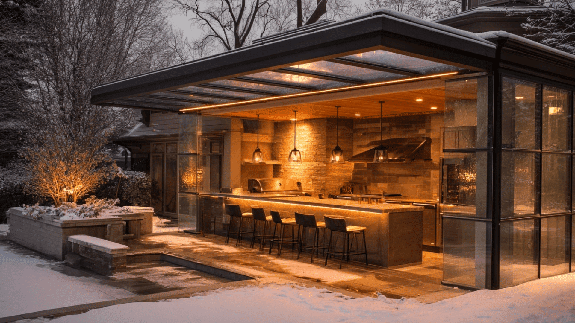 Four-Season Covered Kitchen