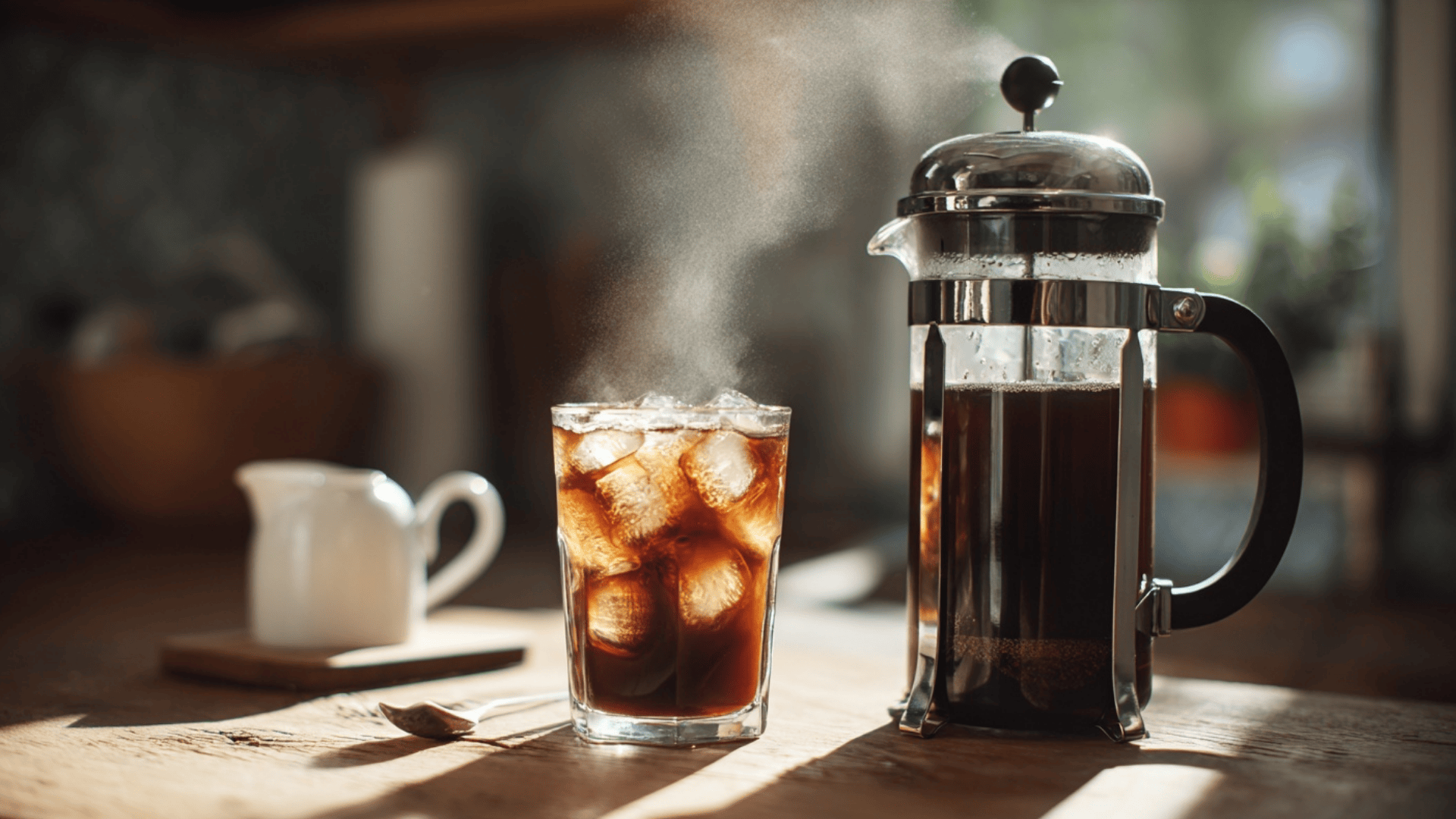 French Press Iced Coffee