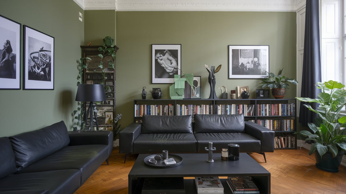 Green-and-Black
