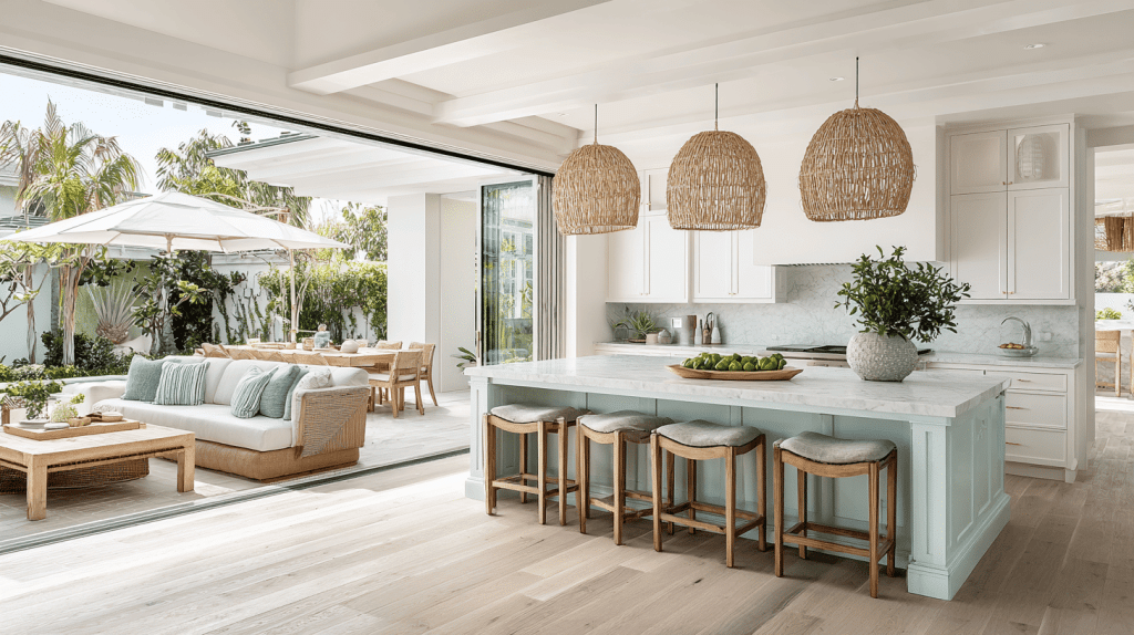 31 Modern Coastal Kitchen Ideas for a Breezy Space - Suzie The Foodie