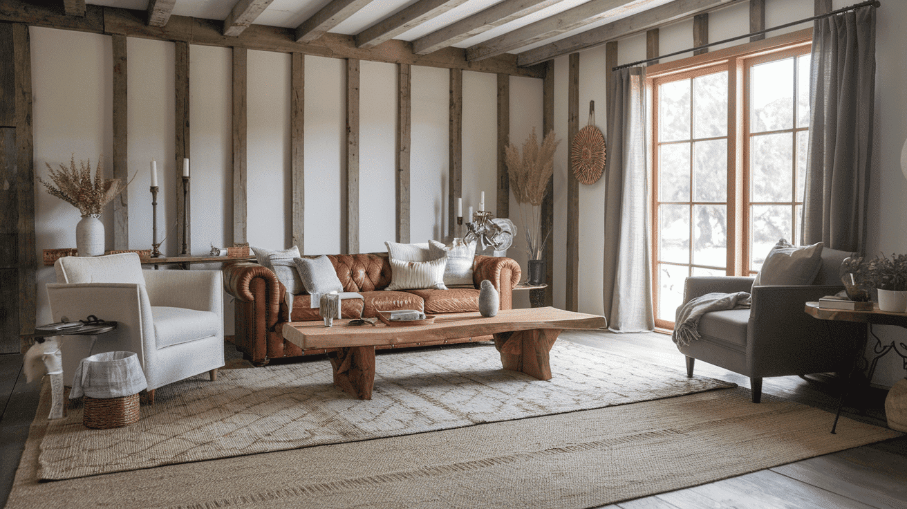 Layer Minimalist Farmhouse Rugs
