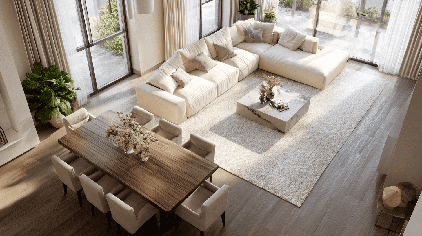 Open-Concept Layouts for Larger Spaces