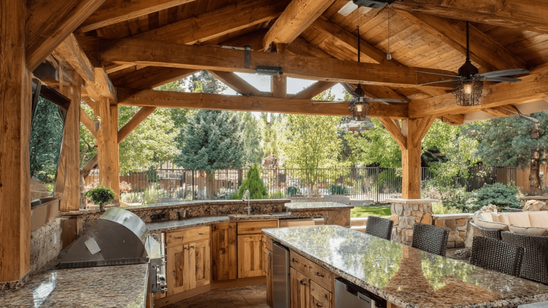 Pavilion-Style Covered Kitchen