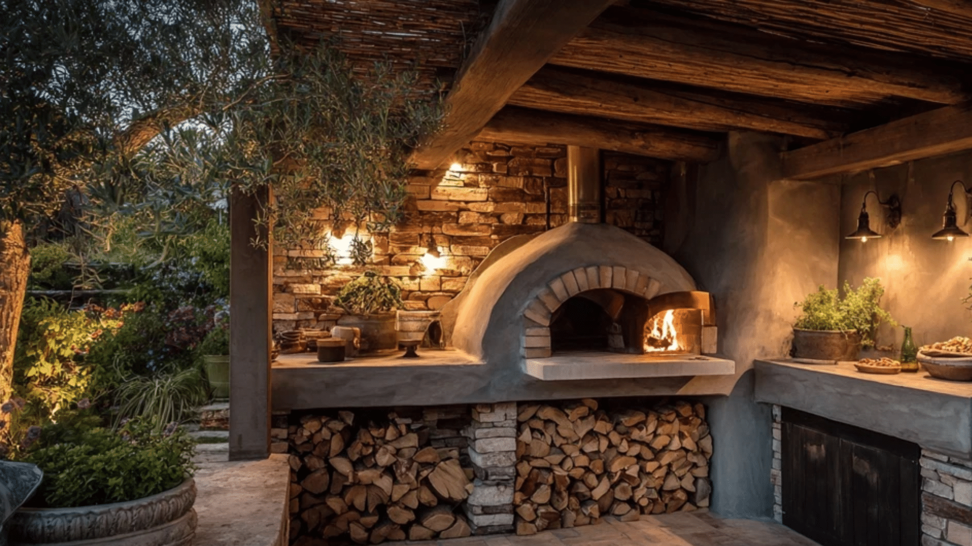 Pizza Oven Corner