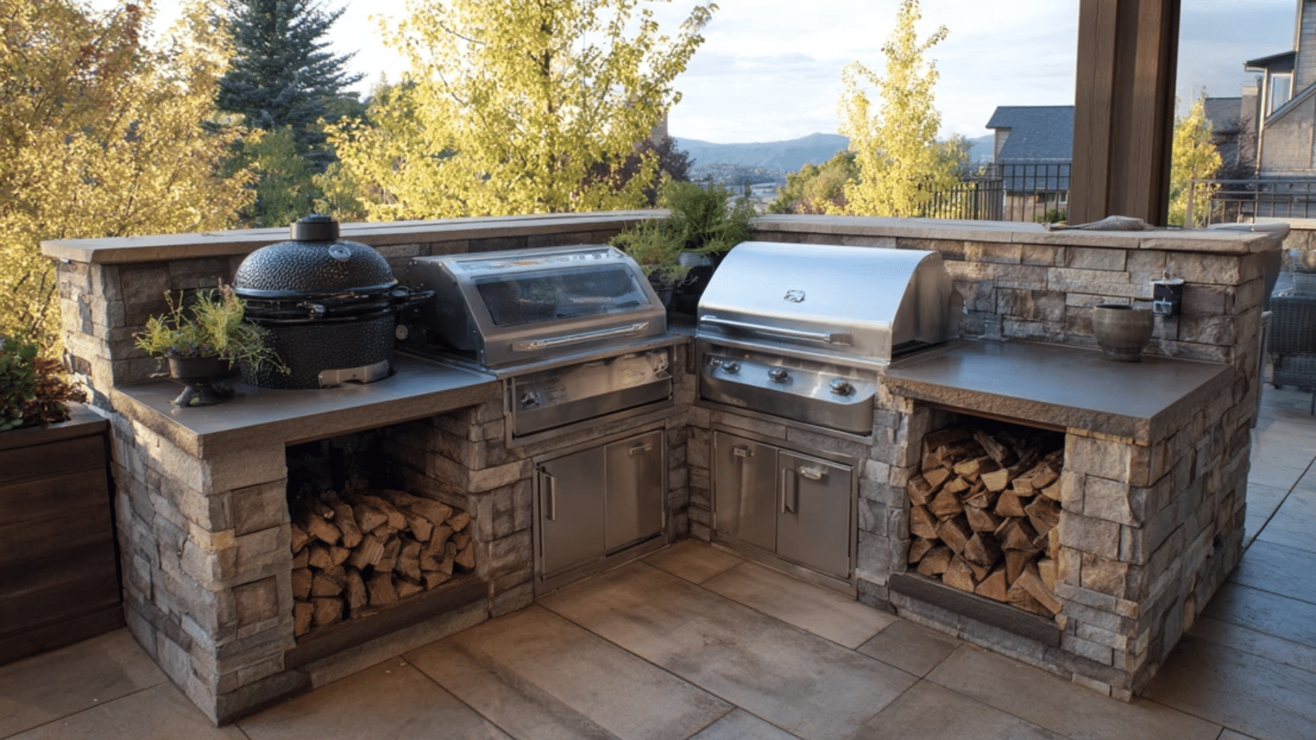 Smoker & Grill Combo Zone