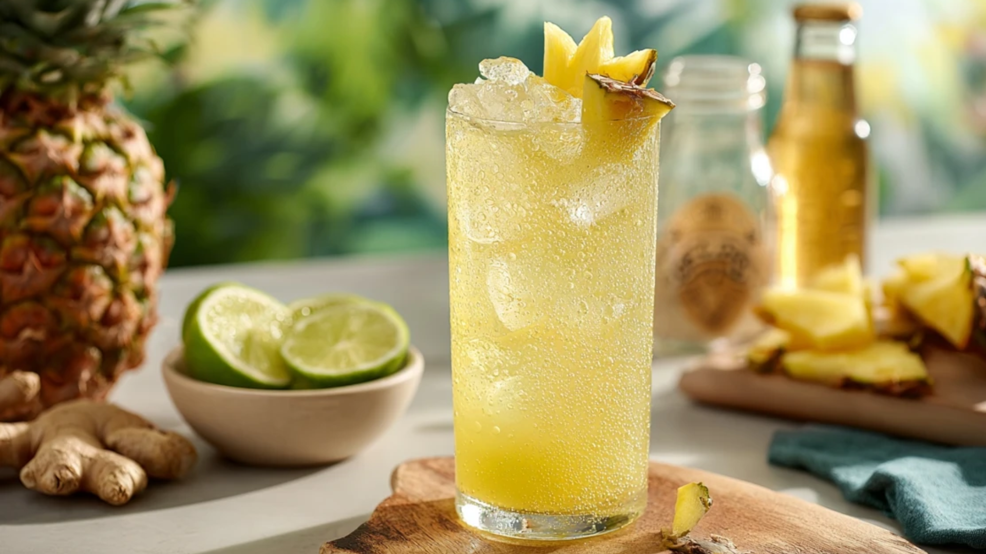 Tropical Pineapple Fizz