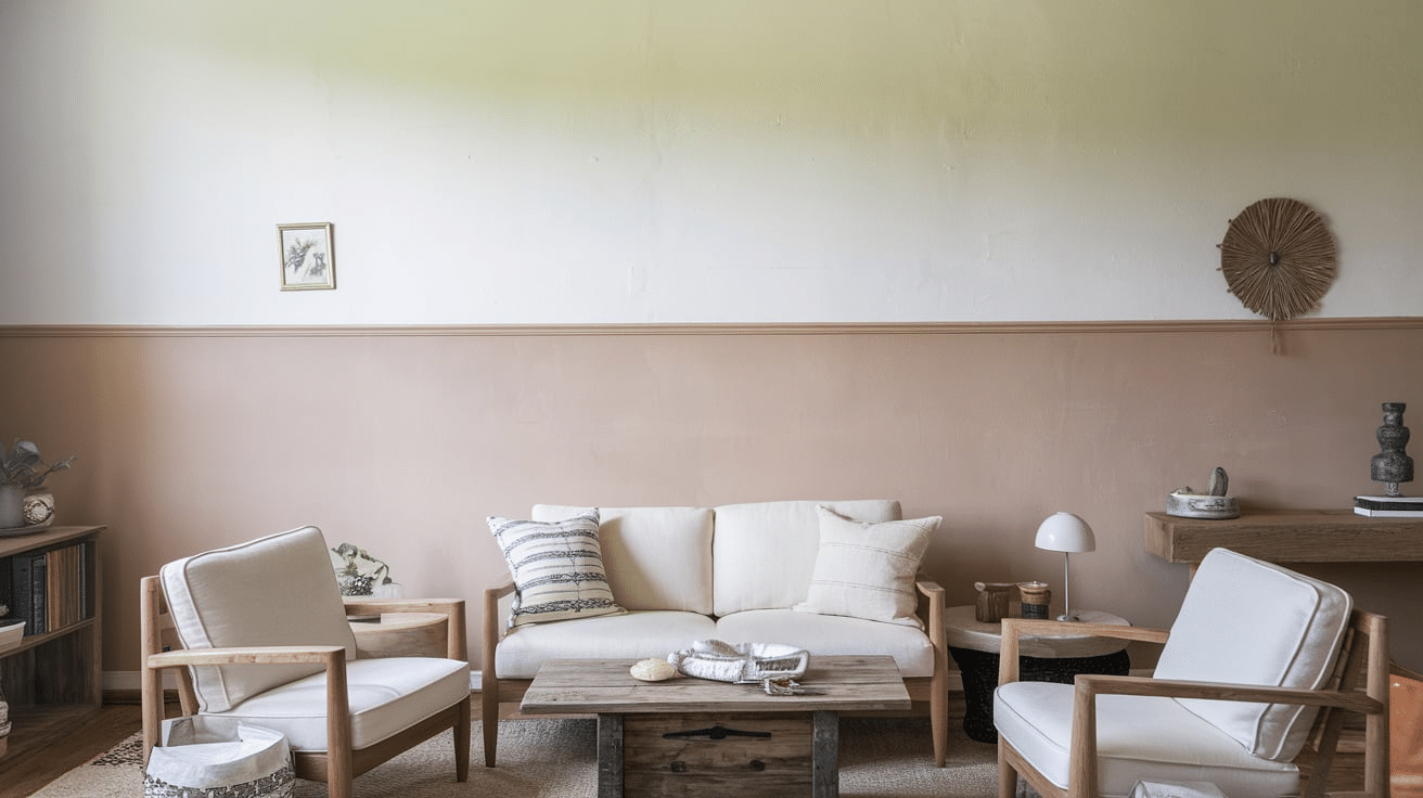 Try a Two Toned Painted Wall Design