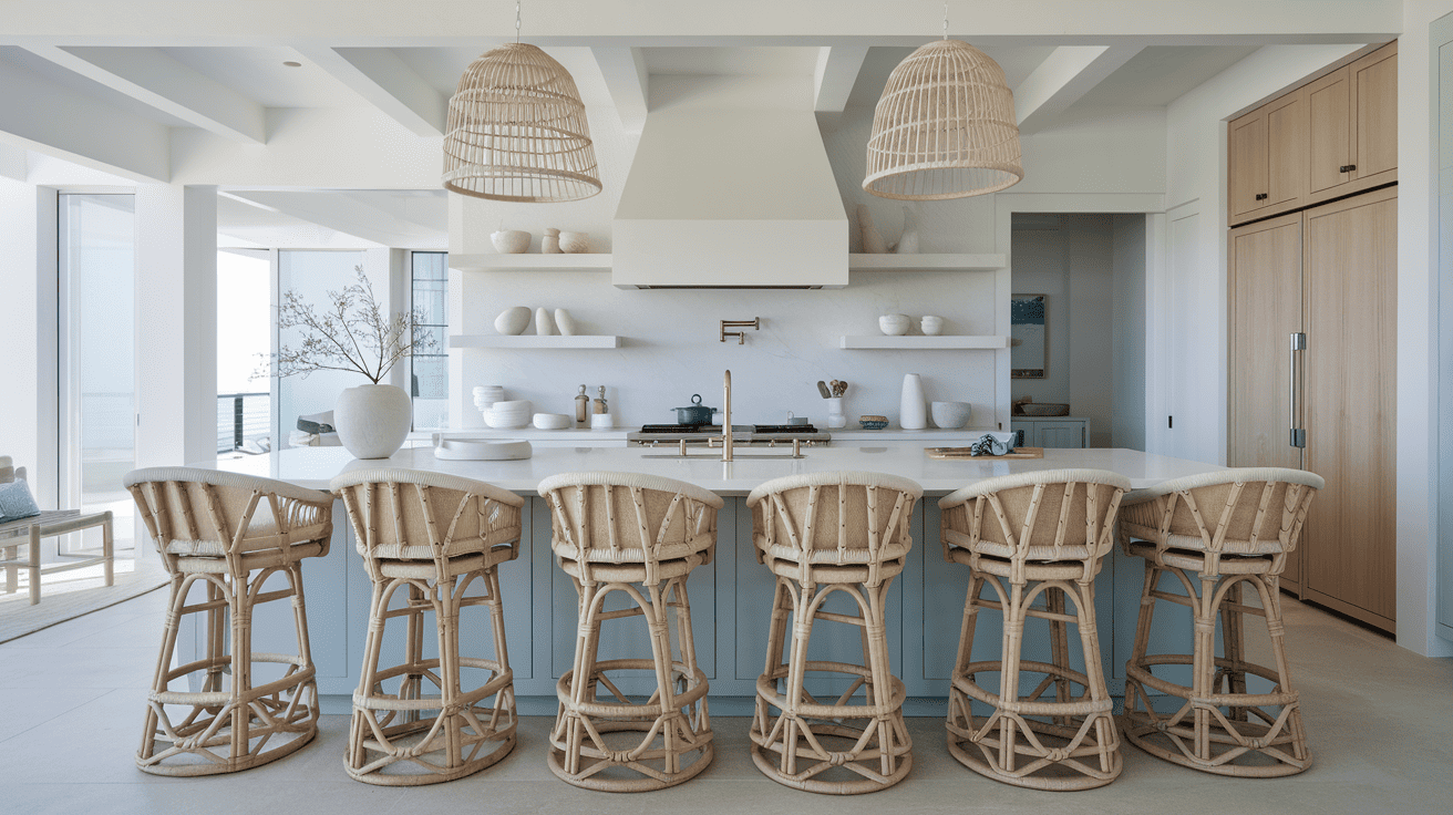 Woven Bar Seating