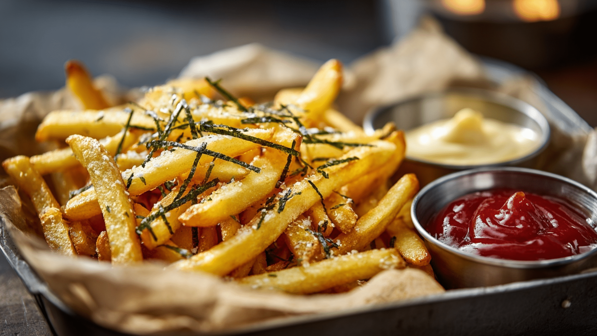 Garlic Nori Fries