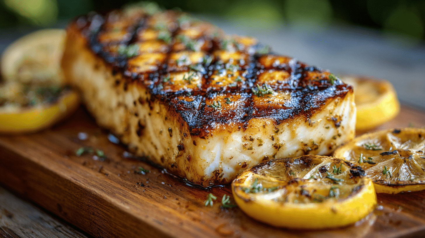 grilled halibut