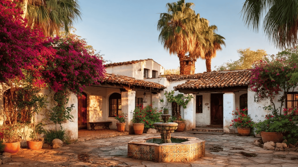 hacienda style home