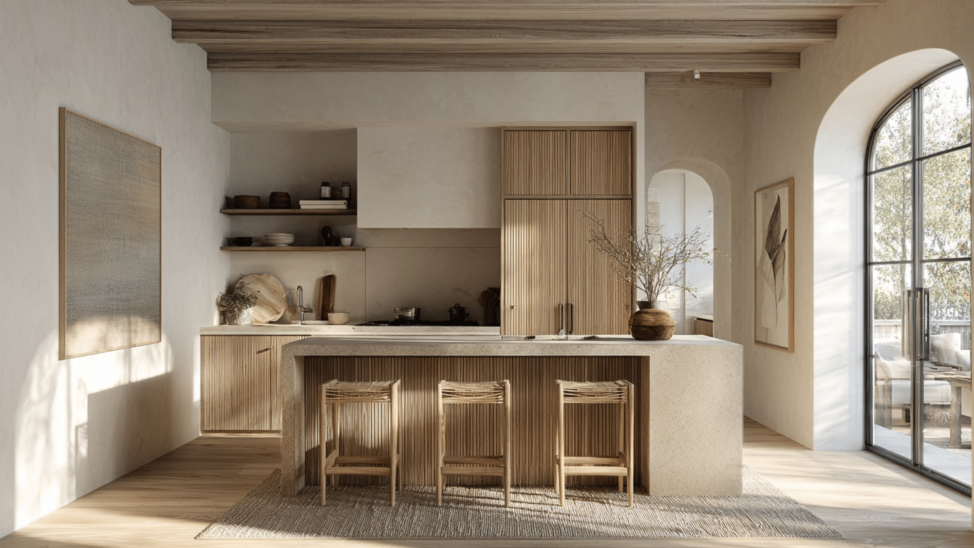 limed oak soft airy look
